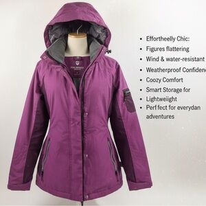 Free Country Women's Magenta Jacket ☂️